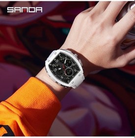 Resim Oldfriend Sanda Siyah Simli Erkek Spor Dijital Saat Su Geçirmez Kronometre Fitness Takip Diğer 