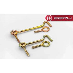 Resim , Kapı Pencere Halkalı Çengel, Kanca Kilit 100 - 100 Adet 