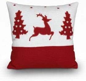 Resim Yılbaşı Yastığı, 25 Cm Lüks Polar, Cadılar Bayramı Dekorasyonu, Kış, Noel Baba Partisi 