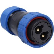 Resim Tenfowee 4 Lü Kare Ip68 Su Geçirmez Konnektör, 250v 45a, 28mm Baş Boyutu, Kaynaklı Bağlantı, Dış Mekan Uygulamaları İçin Elektrik Prizi 