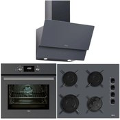 Resim Teka Ankastre Gri Set [atv 60 Pro St Gri - Gbe 64002 Kb St Gri - Hak 625 St Gri] 