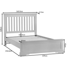 Resim Masifart_Mobilya Masifart Adella Çift Kişilik Karyola 160X200 