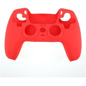 Resim Cbtx Sony PS5 İçin Yumuşak Silikon Kapak Kılıf Kırmızı 