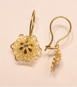 Resim Altın Gül Küpe Guler1003113 