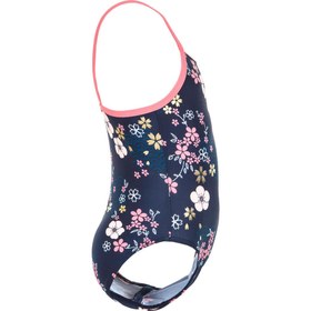 Resim Decathlon Bebek Mayo - Koyu Mavi / Çiçek Baskılı 