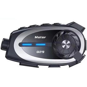 Resim YNT İthalat Q29 Motosiklet Kask Bluetooth Kulaklık Eşleşmeli 1080p Kamera Geniş Açı Su Geçirmez Intercom 