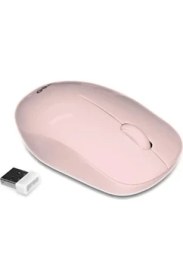 Resim Preo Ergonomik Pastel Kablosuz Sessiz Mouse Pembe M19 