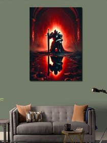 Resim Kanvas Tablo Kılıç Tutan Şövalye, 70 x 100 