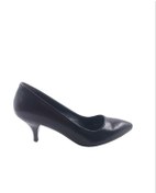 Resim KARUMGESS Siyah Deri Stiletto 