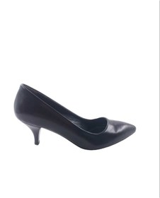 Resim KARUMGESS Siyah Deri Stiletto 