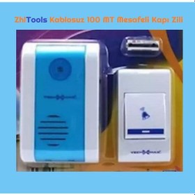 Resim Zhltools Kablosuz 100 Mt Mesafeli Kapı Zili 