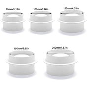 Resim Willowhaven 80 100 110 150 200mm Plastik Çekvalf Hava Kanalı Rondelası 150mm 