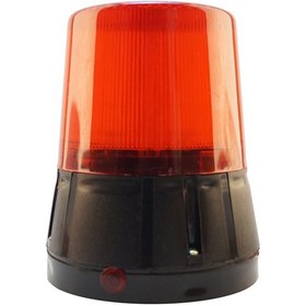 Resim Mesan Ø110 Yanıp Sönen Ampul E27 Fotoselli Lamba Kırmızı 24vdc Ms 833.1.24vdc 