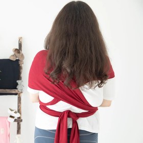 Resim Discovery Bordo Bebek Kanguru Sling - TEK BEDEN 
