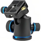 Resim Jeemson Andoer Tb81x Aluminyum Top Kafa: 360 Pano, 10kg Yük, Torklu, Ölçekli Taban, Denge Baloncukları, 1/4" & 3/8" Bağlantı, Hızlı Montaj Plakası 