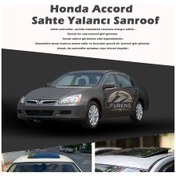 Resim Honda Accord Parlak Siyah Yalancı Çakma Sahte Sunroof 