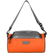 Resim Mufunye Gidona Takılan Çanta Bisiklet Telefon Çantası 6.5" Telefonlar İçin Dağ Bisikleti Ön Saklama A Turuncu 