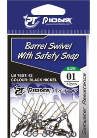 Resim Pioneer Barrel Swivel With Safety Snap Fırdöndü 8 