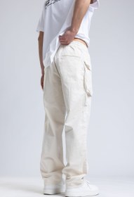 Resim Gabardin Kargo Pantolon - Bej / L 