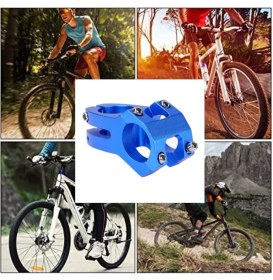 Resim HSGL Hsgl Bisiklet Mavi Alüminyum Gidon Boğazı 30 mm 31.8-28.6 Bisiklet Gidon Boğazı Mavi 