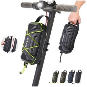 Resim Tongxida Yağmur Geçirmez Hızlı Çıkarılabilir Bisiklet Gidonu Çantası Sert Kabuklu Scooter Saklama Çantası Renkli Renkli 