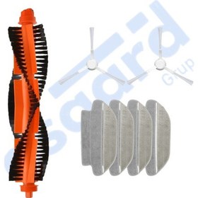 Resim Viomi Se , V2 Pro-max , V3,v3 Pro Uyumlu 1 Ana Fırça 2 Yan Fırça 4 Mop Pkt-iasgf0001200 