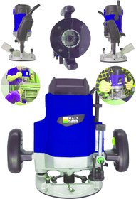 Resim WaltMann 2600 Watt Freze Formika Traşlama Makinesi 12mm Mavi 