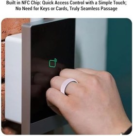 Resim Jectse Fitness Takip Cihazı Akıllı döngü, Tüm Gün Gözlem, Uzun Pil Ömrü, 50m Su Korumalı, Şık Ve Konforlu Tasarım, IP68, 7 Gün Pil Ömrü. (Boyut 9(ID 18,9 mm / 0,74 inç C 59,5 mm / 2,34 inç) 16mAh) 