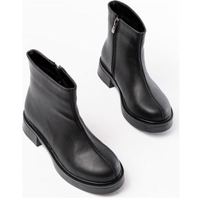 Resim 02-3033 Siyah Fermuarlı Günlük Kadın Bot Diğer 