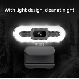 Resim Mufunye Usb Webcam 2560x1440 4k, 5mp Cmos Sensör, Mikrofonlu, Işıldırıcı, Plug&play, Canlı Yayın, Video Konferans İçin 