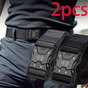 Resim 2 Adet Unisex, Çok Amaçlı Taktik Nylon Kemer - Açık Hava Sporları ve Antrenmanlar İçin Özel Tasarım, Örgü Nefes Alabilir Kumaş, Hızlı Açma Kapama Sistemli, Rahat ve Dayanıklı, Şık ve Çok Yönlü 