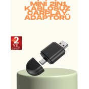 Resim Kablosuz Carplay ve Android Auto Adaptörü – Usb-A & Type-C Girişli Akıllı Dönüştürücü 