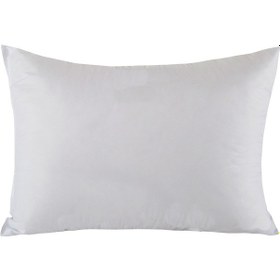 Resim 50 x 70 Saf Boncuk Silikonlu Beyaz Yastık Orta Sertlikte 