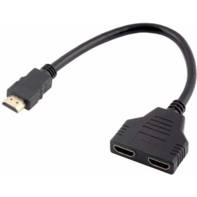 Resim CoverZone HDMI Çoklayıcı 2 Port HDMI Splitter Switch Siyah 