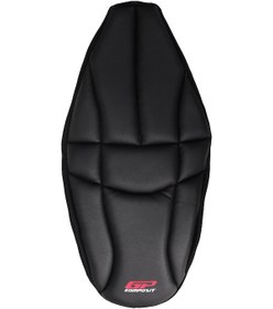 Resim GP Kompozit Honda Forza 250 2018-2025 Uyumlu Fileli Motosiklet Konfor Sele Kılıfı Siyah 