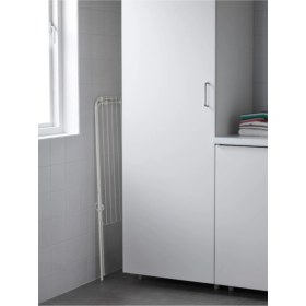 Resim Metal Metal Jall Minimalist Çamaşır Kurutma Askılığı Beyaz Beyaz 