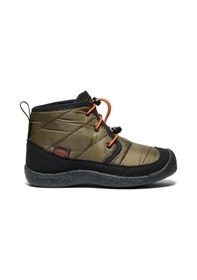 Resim Keen 1029426 Howser Iı Chukka Wp Dark Olive/gold Flame Kadın Outdoor Bot Olive Yeşil 
