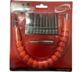 Resim Sega-San Flexible Bits Set Renk Kırmızı 