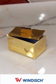 Resim Windisch Tezgah Üstü 6,5 cm Pamukluk Gold Star Lıght Square 1 Swarovskı İşlemeli 