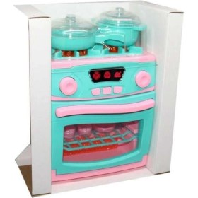 Resim Pilli Fırınlı Ocak Set 02609 