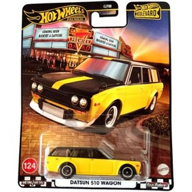 Resim HOT WHEELS Premium Datsun 510 Wagon GJT68 JBL21 