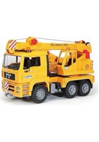 Resim - Man Vinçli Kamyon Ölçekli Model, Sarı 