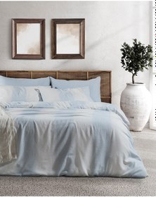 Resim Madame Coco Berthe Çift Kişilik Armürlü Nevresim Takımı - Açık Mavi Nt0000000130 Çift Kişilik-açık Mavi 