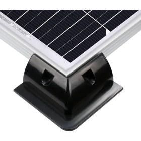 Resim 2k Abs Siyah Solar Köşe Güneş Paneli Montaj Braketi 