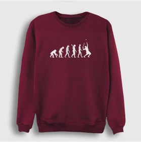 Resim Presmono Unisex Bordo Evolution Evrim Spor Tennis Tenis Sweatshirt 333507tt 