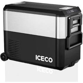 Resim Iceco 37 Litre Tekerlekli Kompresörlü Oto Buzdolabı/dondurucu 12/24VOLT 