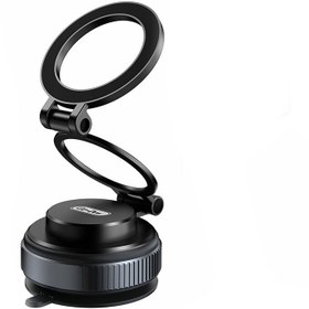 Resim Go Des GD-HD238 360 Derece Dönebilen Vakum Özellikli Magnetik Telefon Tutucu - Siyah 