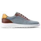 Resim Deery Hakiki Nubuk Mavi Sneaker Erkek Ayakkabı 