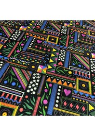 Resim Döşemelik Kumaş Dijital Baskı Renkli Markis Desen 