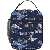 Resim Nfl Futbol Takımı Logolu Öğle Yemeği Çantası, Yalıtımlı Öğle Yemeği Kutusu Yeniden Kullanılabilir Soğutucu Kap Termal Bento Çantası Çok Renkli 